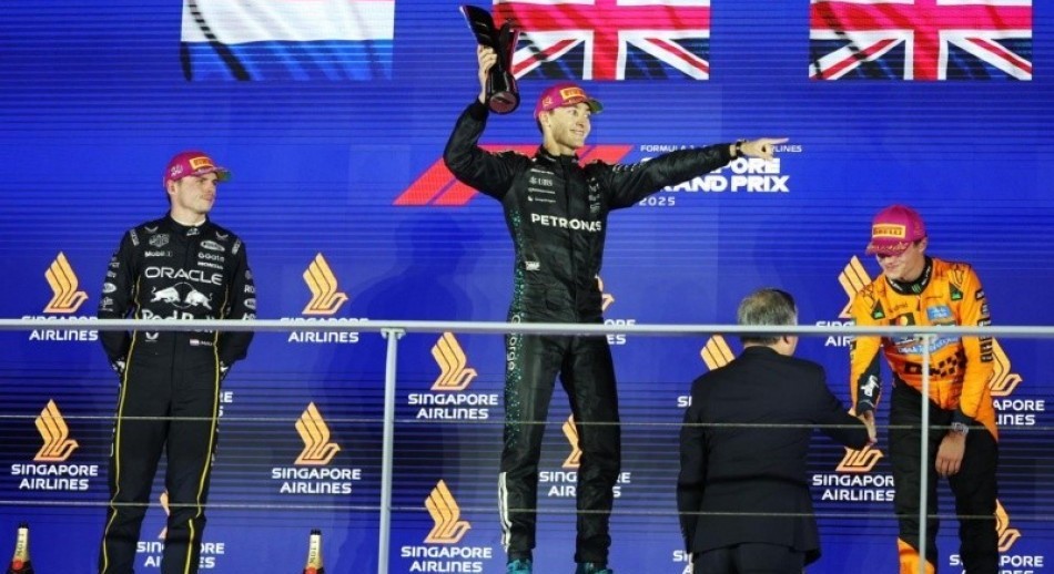 GP de Singapur: Triunfo de Russel y copa de constructores para McClaren