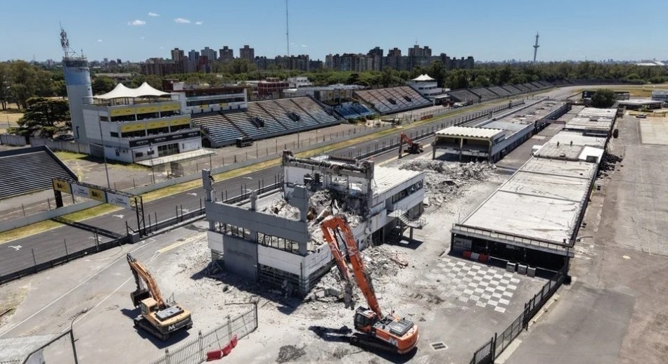 Empezaron las obras para modernizar el Gálvez para el regreso del MotoGP y la Fórmula 1