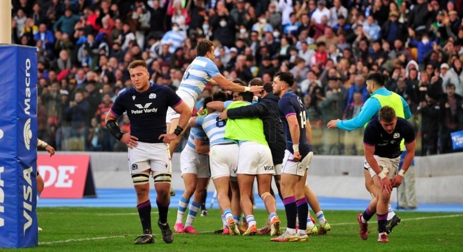 Los Pumas le ganaron a Escocia en Santiago del Estero